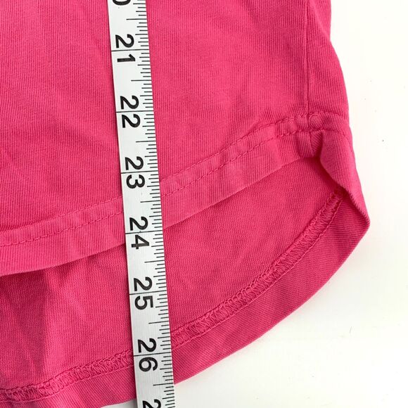 Spirit Jersey Smithsonian Pink Hibiscus V-Neck Size S - Picture 5 of 7